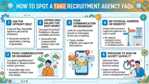 How to spot a fake recruitment agency? FAQs